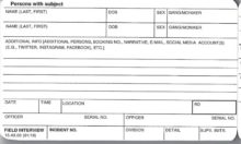 Field Interview card - Dark Sacred Night