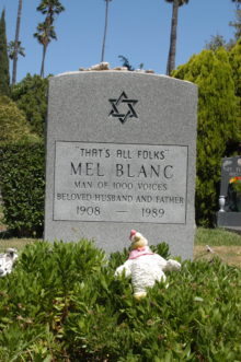Mel Blanc's tombstone - The Crossing