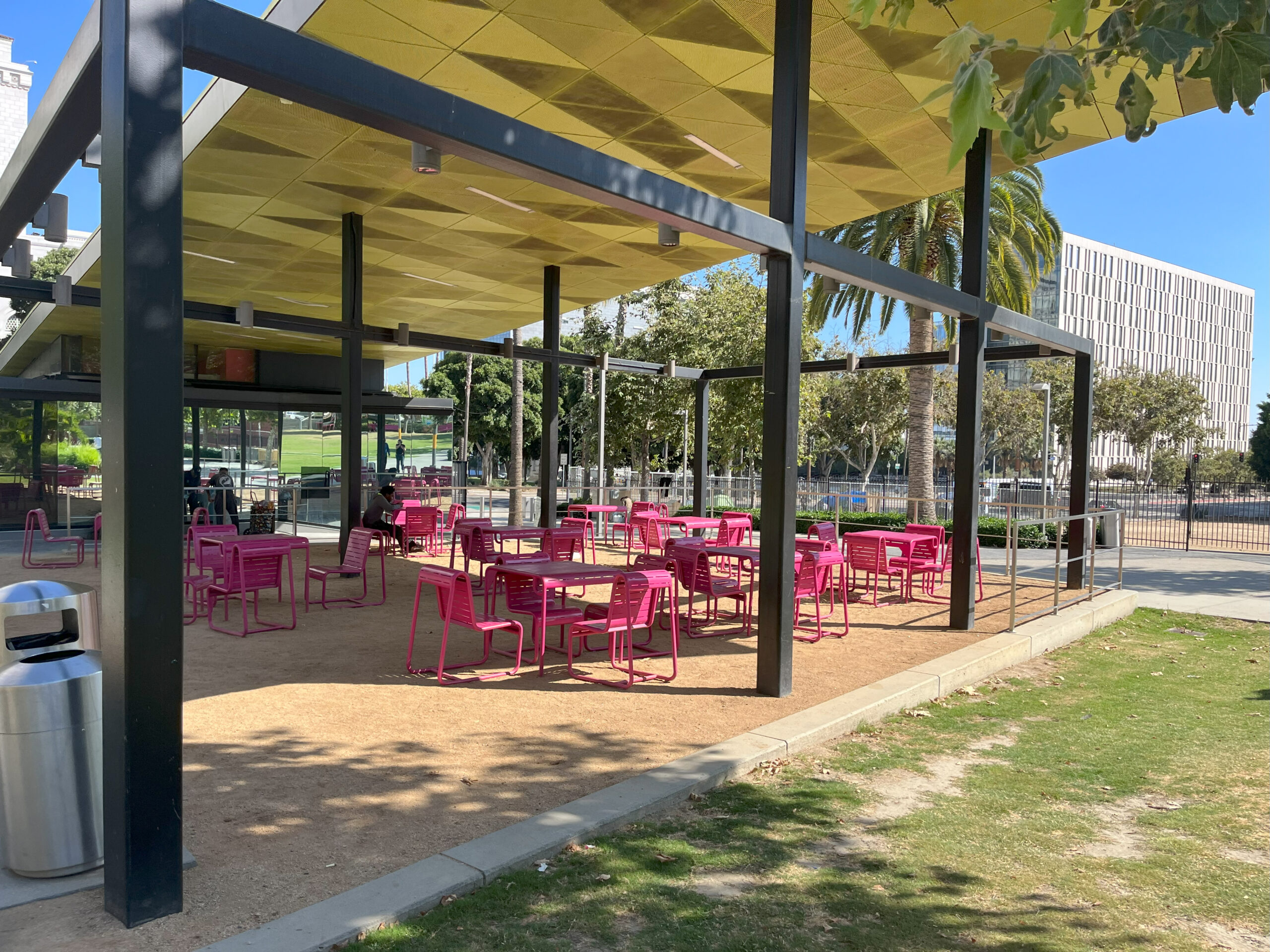 Grand Park Pink Chairs - Resurrection Walk