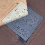 Author handprints at Vroman's Bookstore - Resurrection Walk