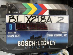 Day 1 filming season 3 of Bosch: Legacy