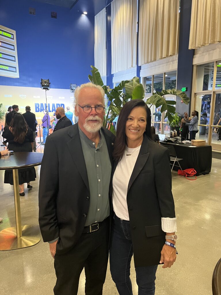 Michael Connelly and Mitzi Roberts at the Ballard Premiere